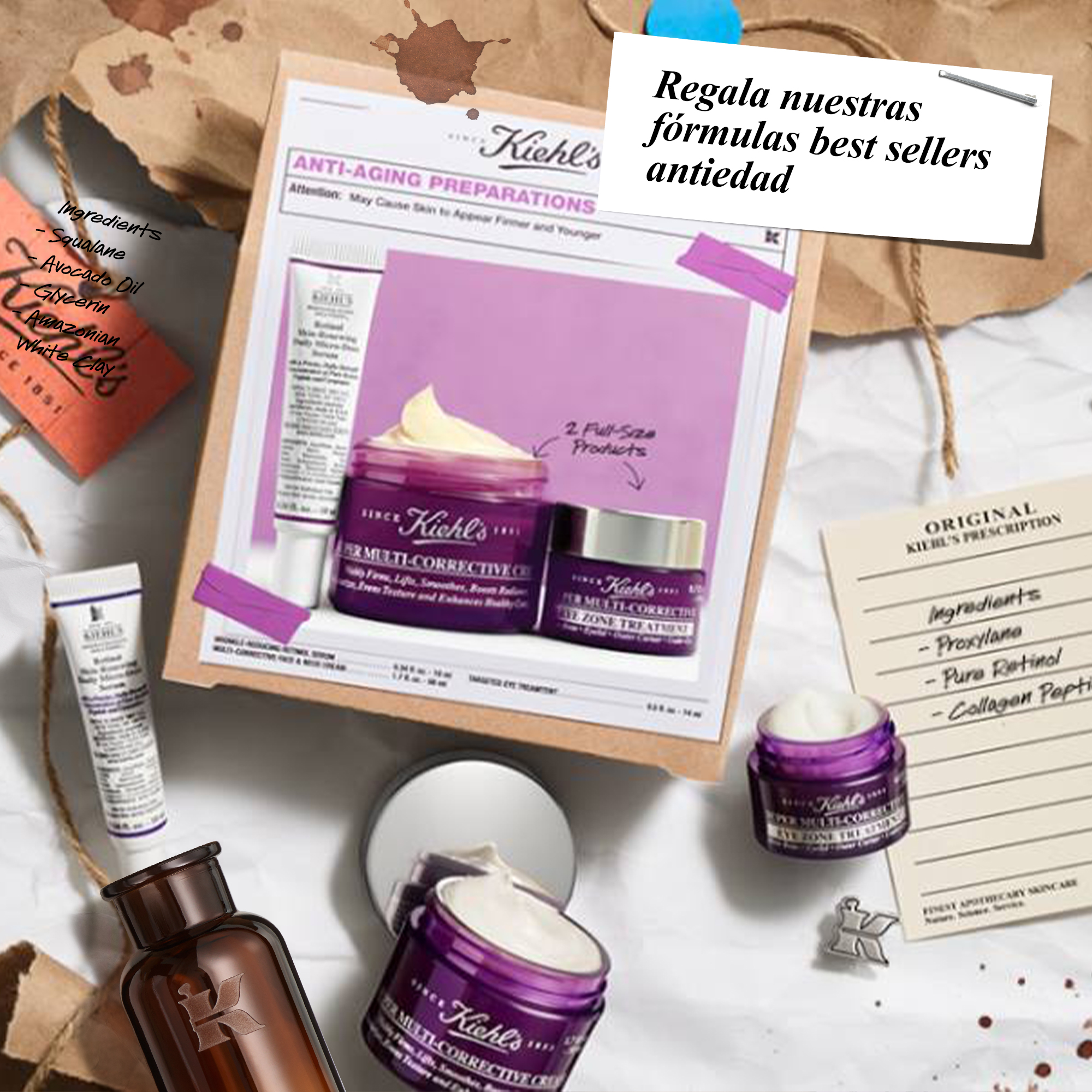 ANTI-AGING PREPARATIONS (SET ANTI-EDAD PARA CUIDADO DE LA PIEL)